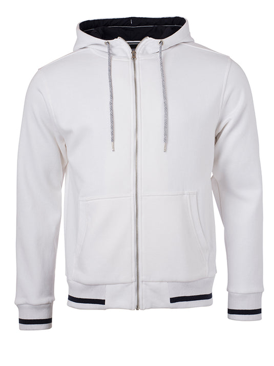Sweat-Jacke mit Reißverschluss und Kapuze - JN776