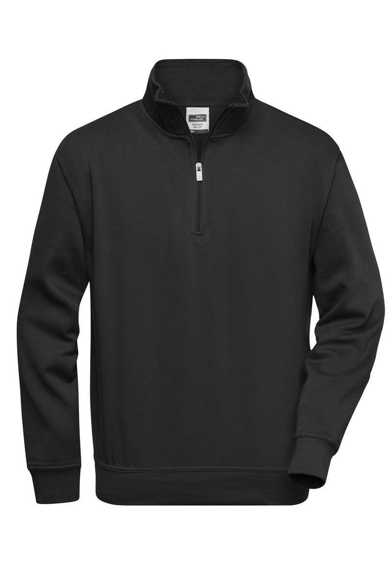 Laden Sie das Bild in Galerie -Viewer, Sweatshirt mit Stehkragen und Reißverschluss - JN831
