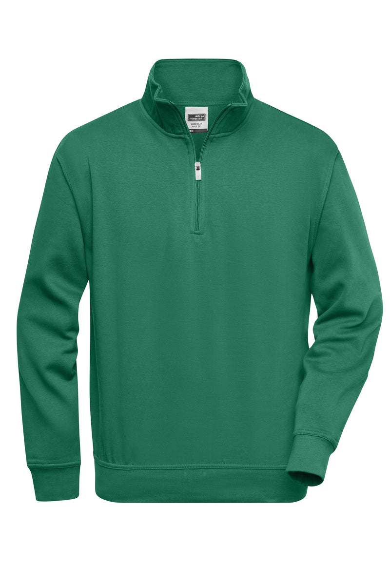 Laden Sie das Bild in Galerie -Viewer, Sweatshirt mit Stehkragen und Reißverschluss - JN831
