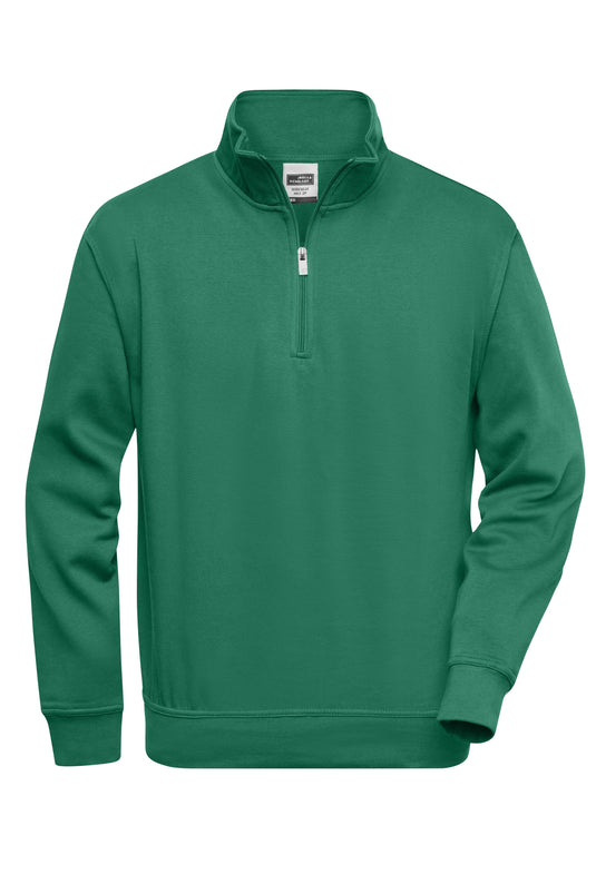 Sweatshirt mit Stehkragen und Reißverschluss - JN831