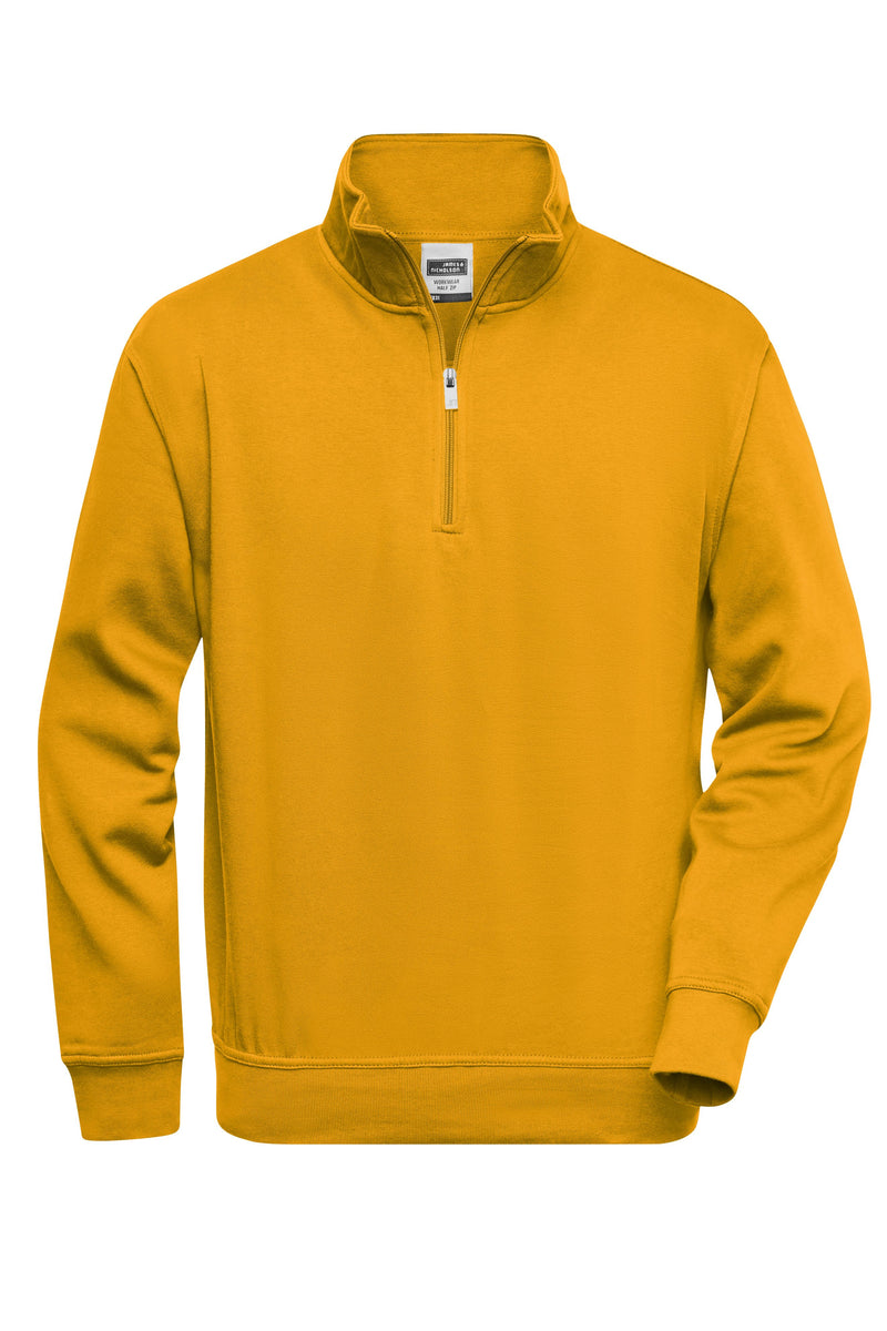 Laden Sie das Bild in Galerie -Viewer, Sweatshirt mit Stehkragen und Reißverschluss - JN831
