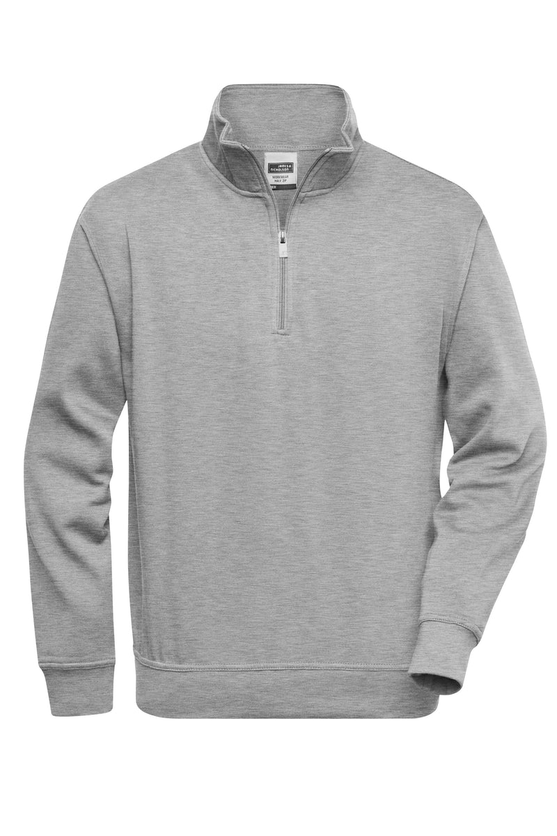 Laden Sie das Bild in Galerie -Viewer, Sweatshirt mit Stehkragen und Reißverschluss - JN831
