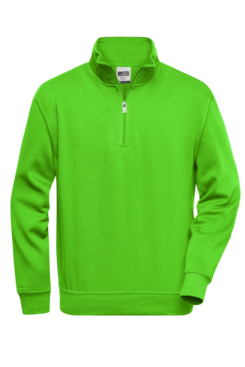Laden Sie das Bild in Galerie -Viewer, Sweatshirt mit Stehkragen und Reißverschluss - JN831
