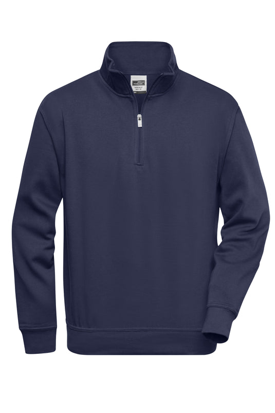 Sweatshirt mit Stehkragen und Reißverschluss - JN831