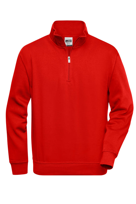 Sweatshirt mit Stehkragen und Reißverschluss - JN831