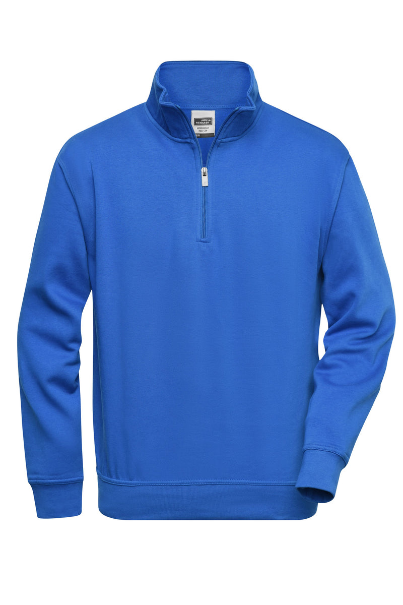 Laden Sie das Bild in Galerie -Viewer, Sweatshirt mit Stehkragen und Reißverschluss - JN831
