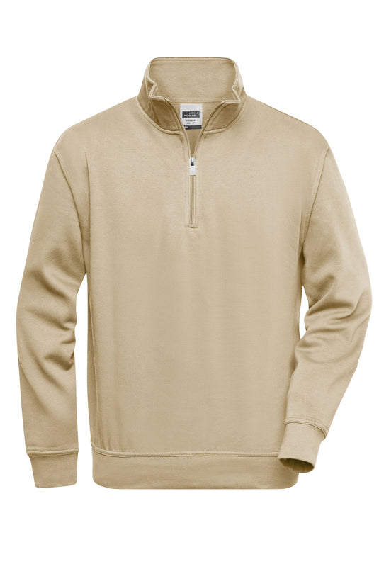 Sweatshirt mit Stehkragen und Reißverschluss - JN831