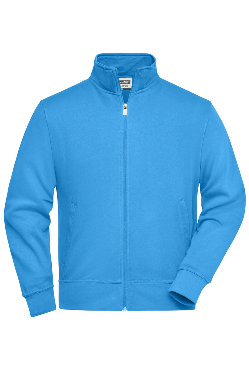 Laden Sie das Bild in Galerie -Viewer, Sweat-Jacke mit Stehkragen und Reißverschluss - JN836
