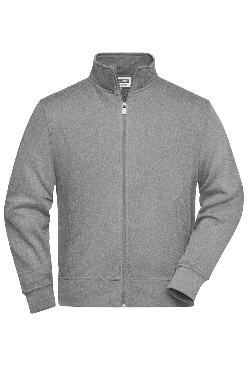 Laden Sie das Bild in Galerie -Viewer, Sweat-Jacke mit Stehkragen und Reißverschluss - JN836

