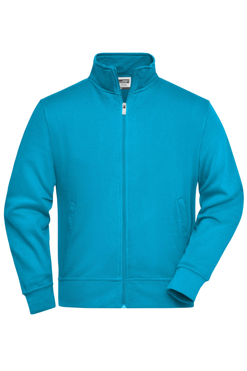 Laden Sie das Bild in Galerie -Viewer, Sweat-Jacke mit Stehkragen und Reißverschluss - JN836
