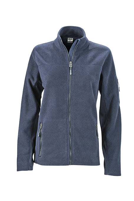 Laden Sie das Bild in Galerie -Viewer, Strapazierfähige Fleece Jacke im Materialmix - JN841
