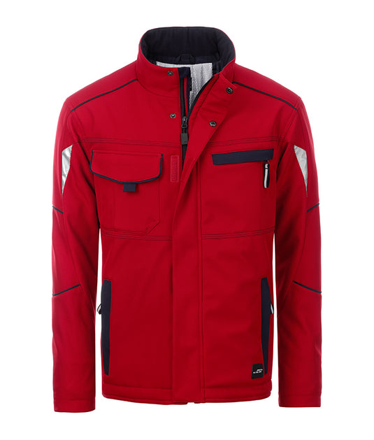 Funktionelle Softshelljacke mit warmem Innenfutter - JN853