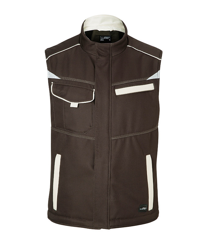 Laden Sie das Bild in Galerie -Viewer, Funktionelle Softshell Weste mit warmem Innenfutter - JN854

