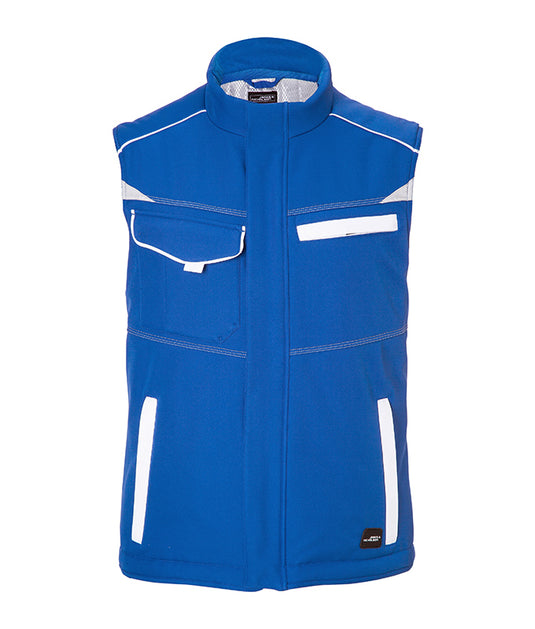 Funktionelle Softshell Weste mit warmem Innenfutter - JN854
