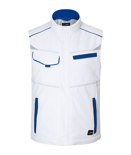 Funktionelle Softshell Weste mit warmem Innenfutter - JN854