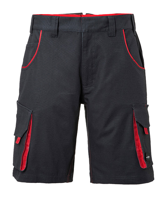 Funktionelle kurze Hose im sportlichen Look mit hochwertigen Details - JN872