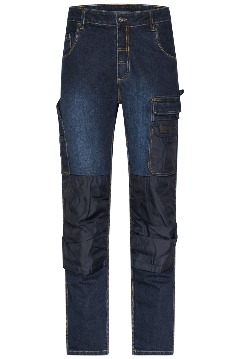 Laden Sie das Bild in Galerie -Viewer, Jeans-Hose in gerader Schnittführung mit vielen Details - JN875
