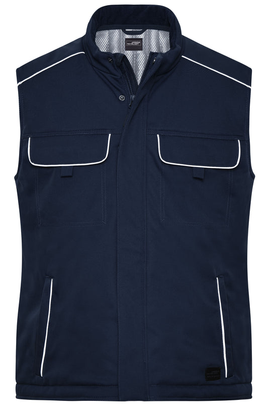 Professionelle Softshellweste mit warmem Innenfutter und hochwertigen Details im cleanen Look - JN885