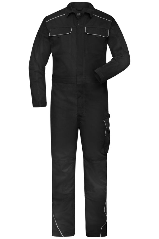 Professioneller Arbeitsoverall im cleanen Look mit hochwertigen Details - JN887