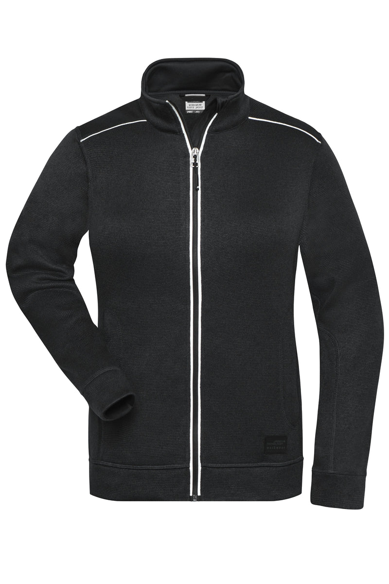 Laden Sie das Bild in Galerie -Viewer, Pflegeleichte Strickfleece-Jacke - JN897

