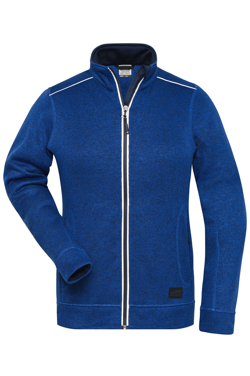 Laden Sie das Bild in Galerie -Viewer, Pflegeleichte Strickfleece-Jacke - JN897
