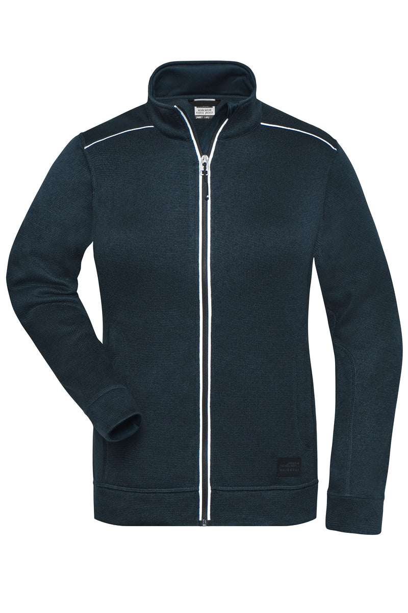 Laden Sie das Bild in Galerie -Viewer, Pflegeleichte Strickfleece-Jacke - JN897
