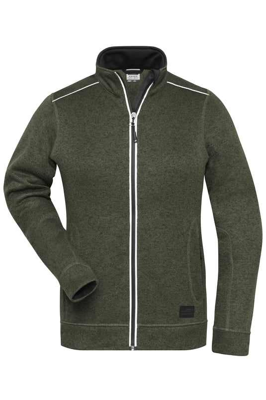 Pflegeleichte Strickfleece-Jacke - JN897
