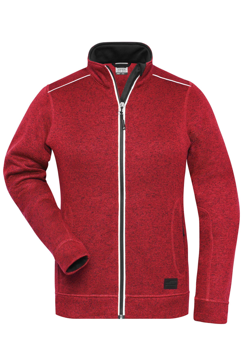 Laden Sie das Bild in Galerie -Viewer, Pflegeleichte Strickfleece-Jacke - JN897
