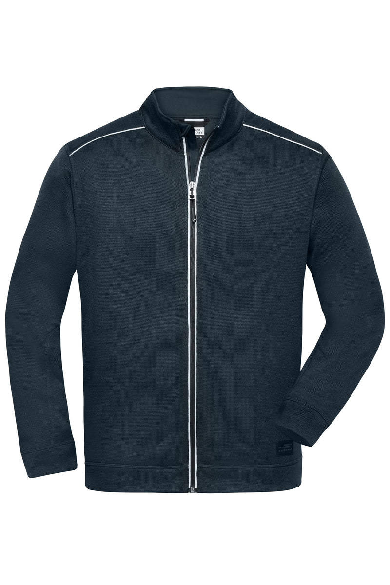Laden Sie das Bild in Galerie -Viewer, Pflegeleichte Strickfleece-Jacke - JN898

