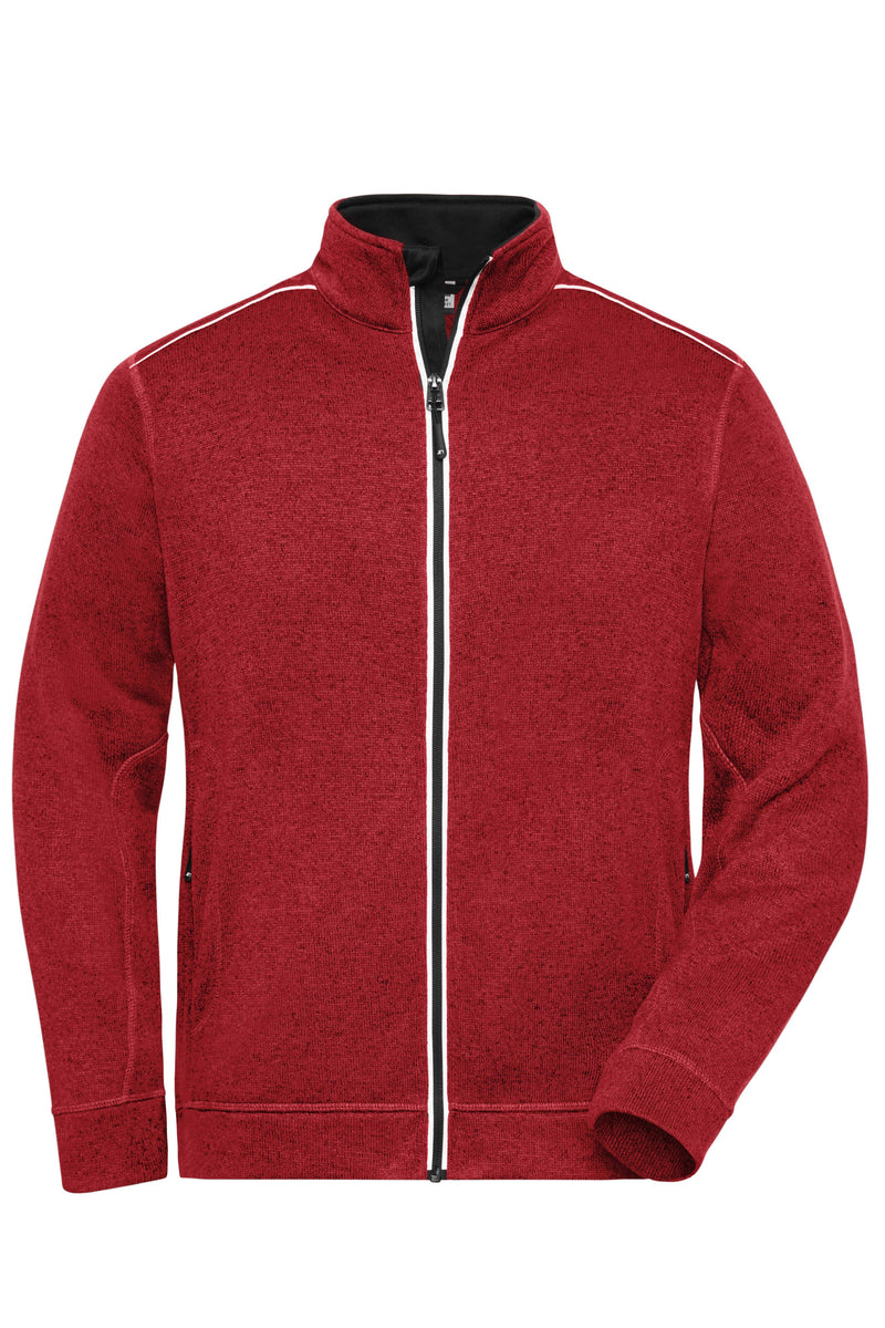 Laden Sie das Bild in Galerie -Viewer, Pflegeleichte Strickfleece-Jacke - JN898
