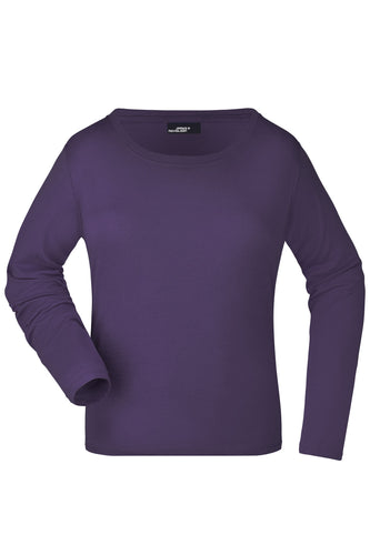 Damen Langarm T-Shirt aus Single-Jersey - JN903