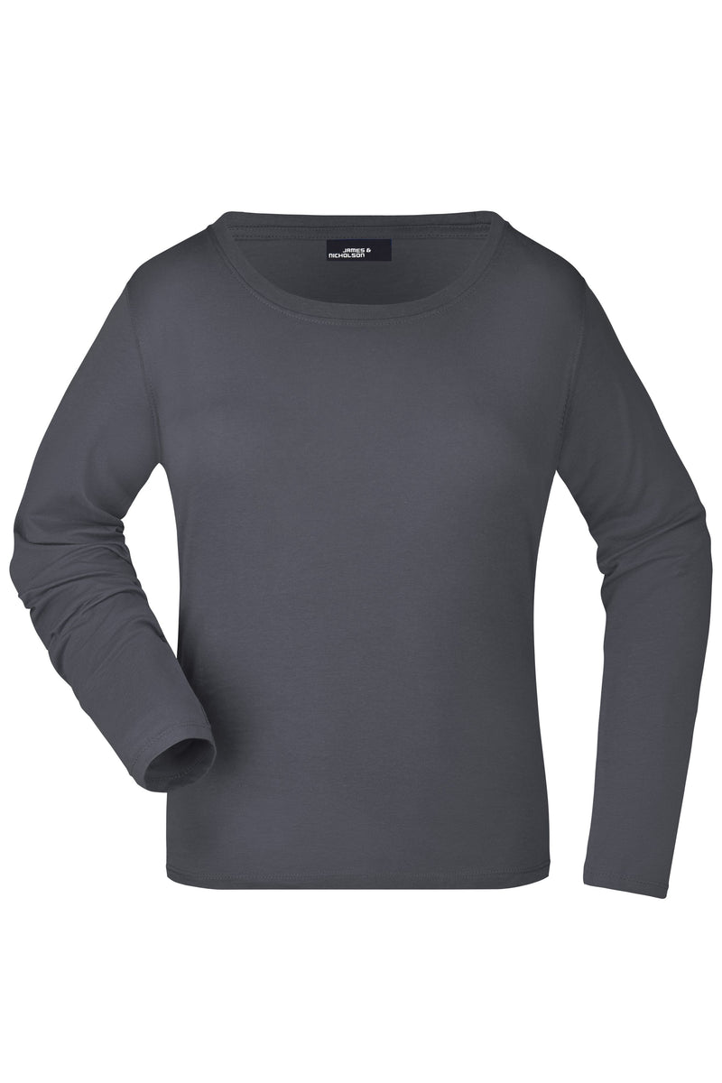 Laden Sie das Bild in Galerie -Viewer, Damen Langarm T-Shirt aus Single-Jersey - JN903
