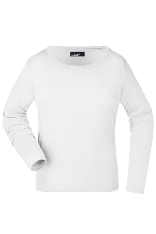 Damen Langarm T-Shirt aus Single-Jersey - JN903