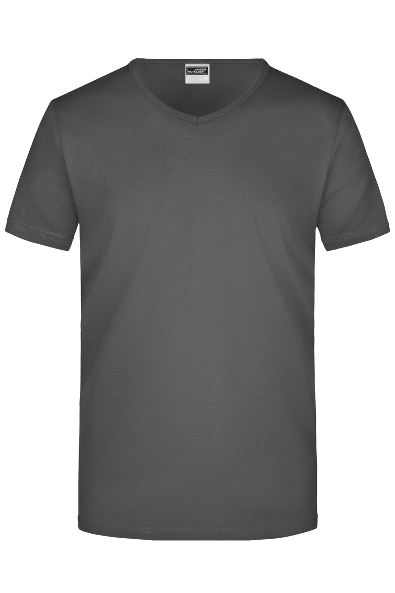 Laden Sie das Bild in Galerie -Viewer, Figurbetontes V-Neck-T-Shirt Herren - JN912
