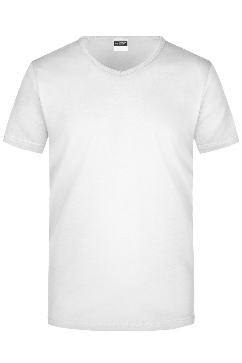 Laden Sie das Bild in Galerie -Viewer, Figurbetontes V-Neck-T-Shirt Herren - JN912
