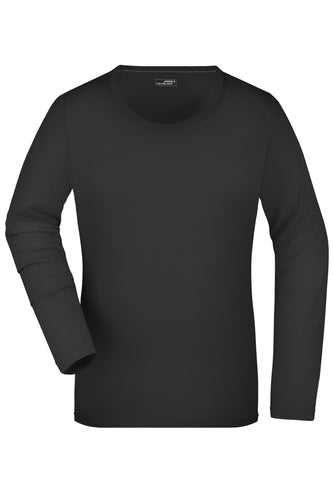 Langarm Shirt aus weichem Elastic-Single-Jersey - JN927