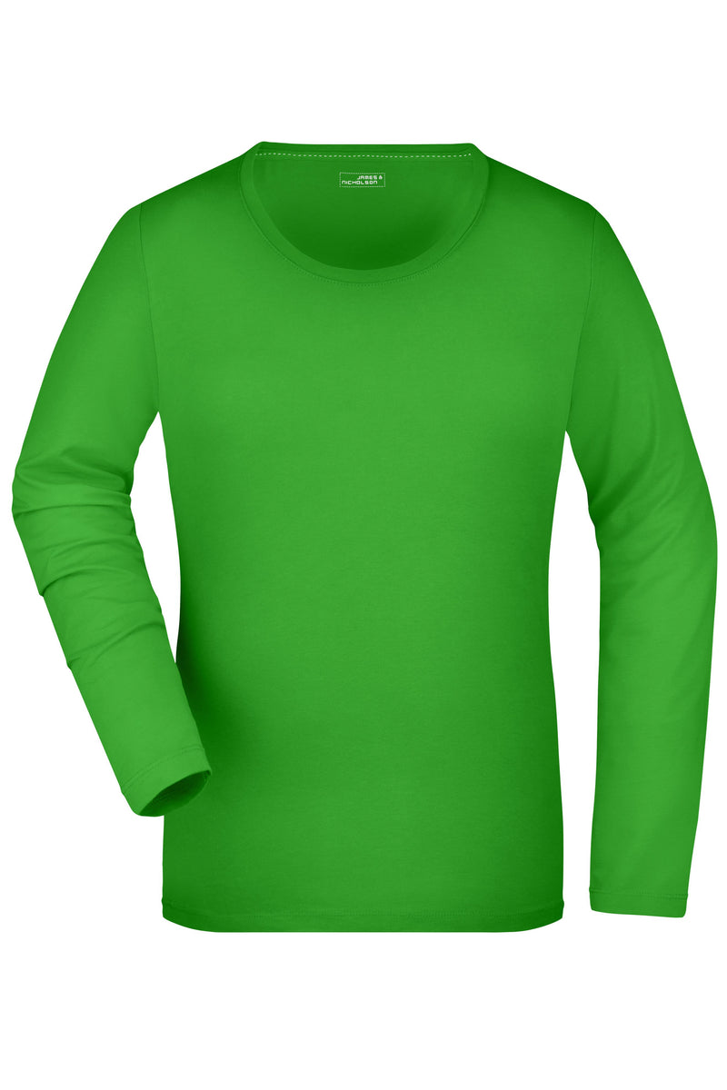 Laden Sie das Bild in Galerie -Viewer, Langarm Shirt aus weichem Elastic-Single-Jersey - JN927
