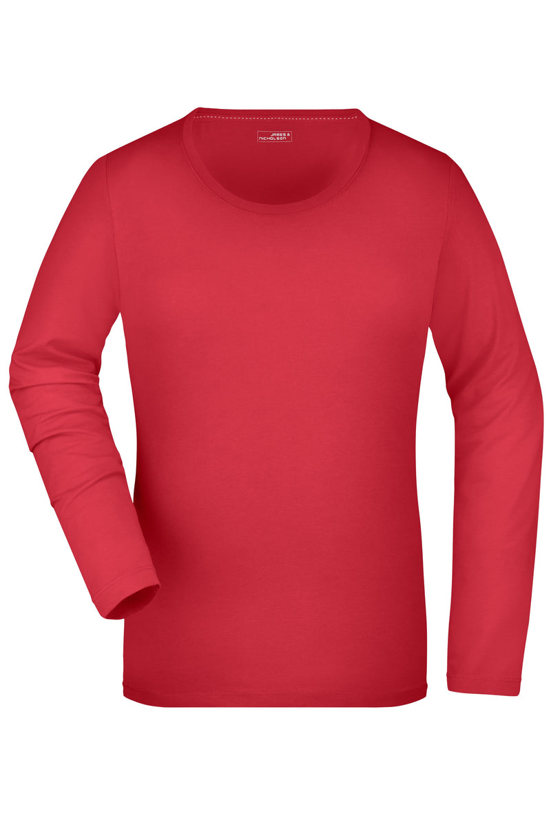 Laden Sie das Bild in Galerie -Viewer, Langarm Shirt aus weichem Elastic-Single-Jersey - JN927
