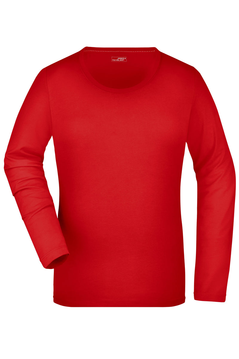 Laden Sie das Bild in Galerie -Viewer, Langarm Shirt aus weichem Elastic-Single-Jersey - JN927
