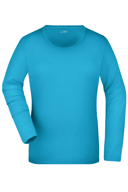 Langarm Shirt aus weichem Elastic-Single-Jersey - JN927