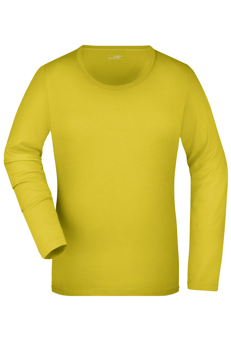 Laden Sie das Bild in Galerie -Viewer, Langarm Shirt aus weichem Elastic-Single-Jersey - JN927
