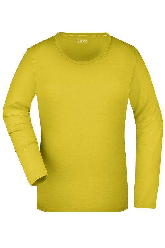 Langarm Shirt aus weichem Elastic-Single-Jersey - JN927