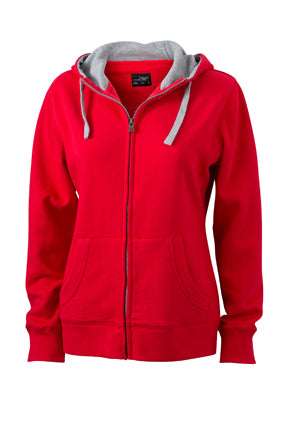 Laden Sie das Bild in Galerie -Viewer, Sweat-Jacke mit Reißverschluss und Kapuze - JN962
