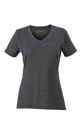 Modisches T-Shirt mit V-Ausschnitt - JN973