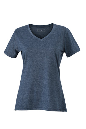Modisches T-Shirt mit V-Ausschnitt - JN973