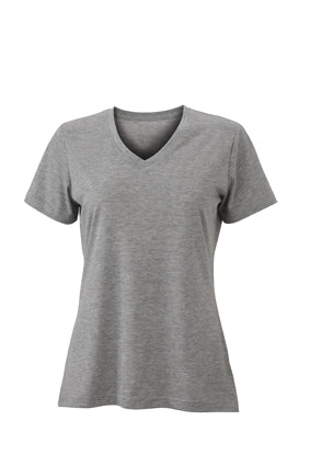 Modisches T-Shirt mit V-Ausschnitt - JN973