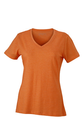 Modisches T-Shirt mit V-Ausschnitt - JN973