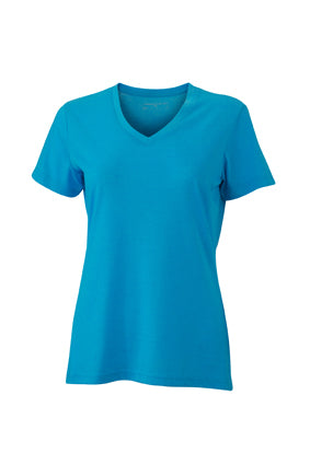 Modisches T-Shirt mit V-Ausschnitt - JN973