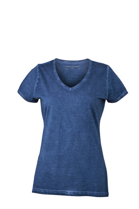 Trendiges T-Shirt mit V-Ausschnitt - JN975