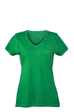 Trendiges T-Shirt mit V-Ausschnitt - JN975